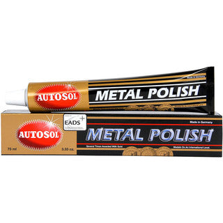 Autosol Metal Polish 75ml Cleans, Polishes, Protects all metals in Marine, SUV's Alloy Buff Bars & Motor vehicle wheels, PPC Co Australia