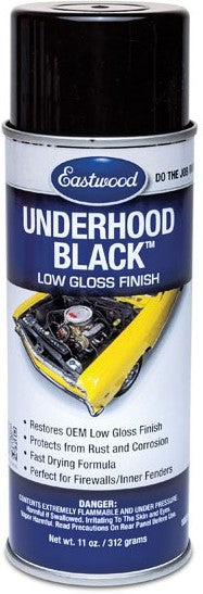 Eastwood Under-hood Black Low Gloss / Underhood Matte Black Aerosol