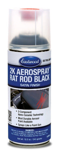 2K Aerospray Rat Rod Black Satin Finish - Eastwood, PPC Co Australia
