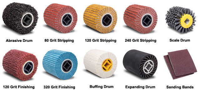thumbnail image 2 of Eastwood Contour SCT Narrow Finishing Wheel – 80 Grit – Automotive Hand Tool 2 of 3