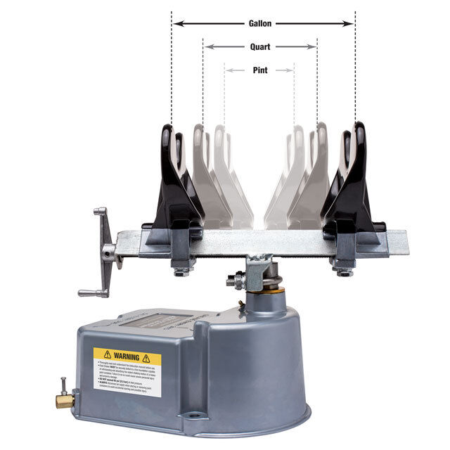 Eastwood - Rockwood Pneumatic Paint Shaker holds from 475ml tin, 946ml tin and 3.8 litre tin form PPC Co Australia