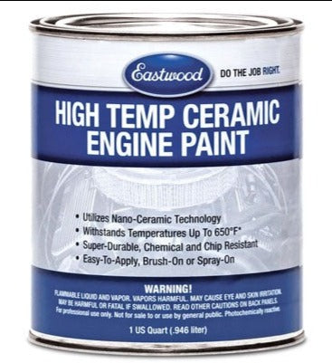 Eastwood Engine Enamels High Temp Ceramic Paint -  946ml Withstands up to 340 degree C