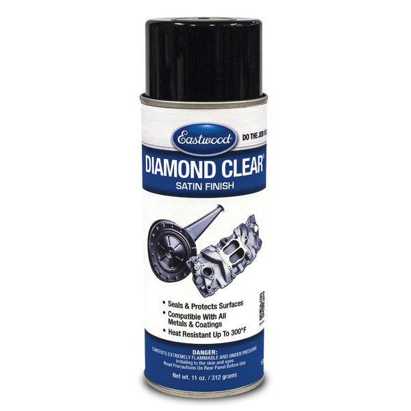 Eastwood Diamond Clear Satin for Bare Metal & Painted Surfaces - Aerosol