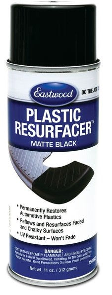 Eastwood Plastic Resurfacer Matte Black Aerosol